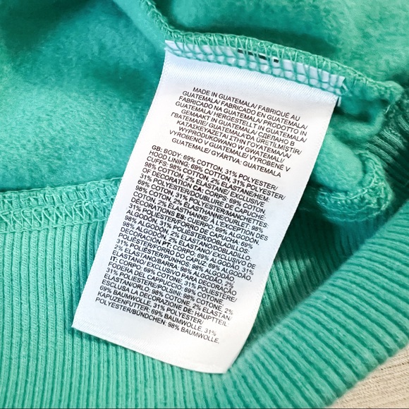 The North Face Green Recycled Box NSE Hoodie Porcelain Green - Picture 14 of 14